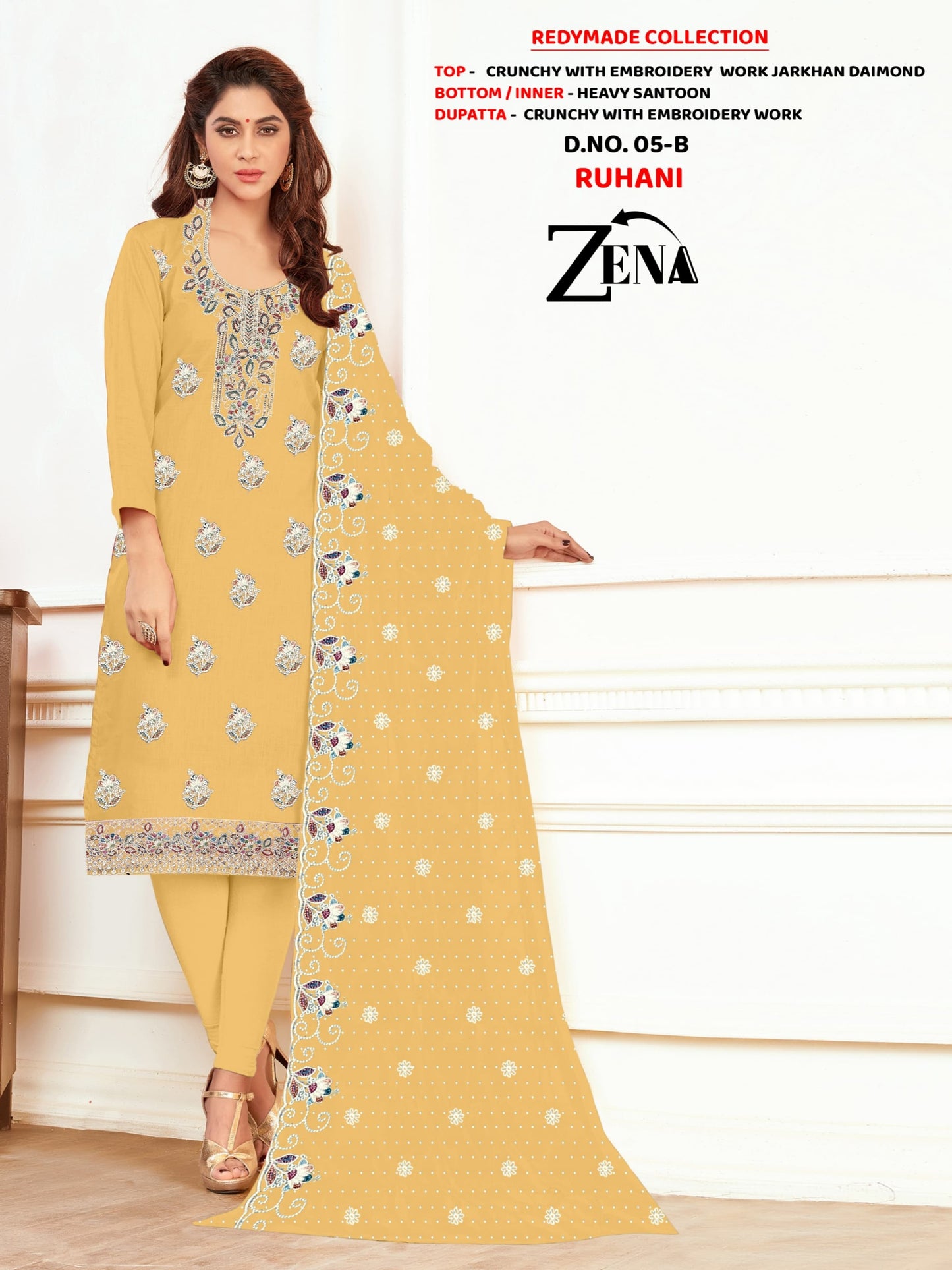 RUHANI ARTICLE EMBROIDERY WORK JARKHAN DAIMOND